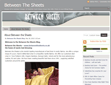 Tablet Screenshot of betweenthesheets.uk.com